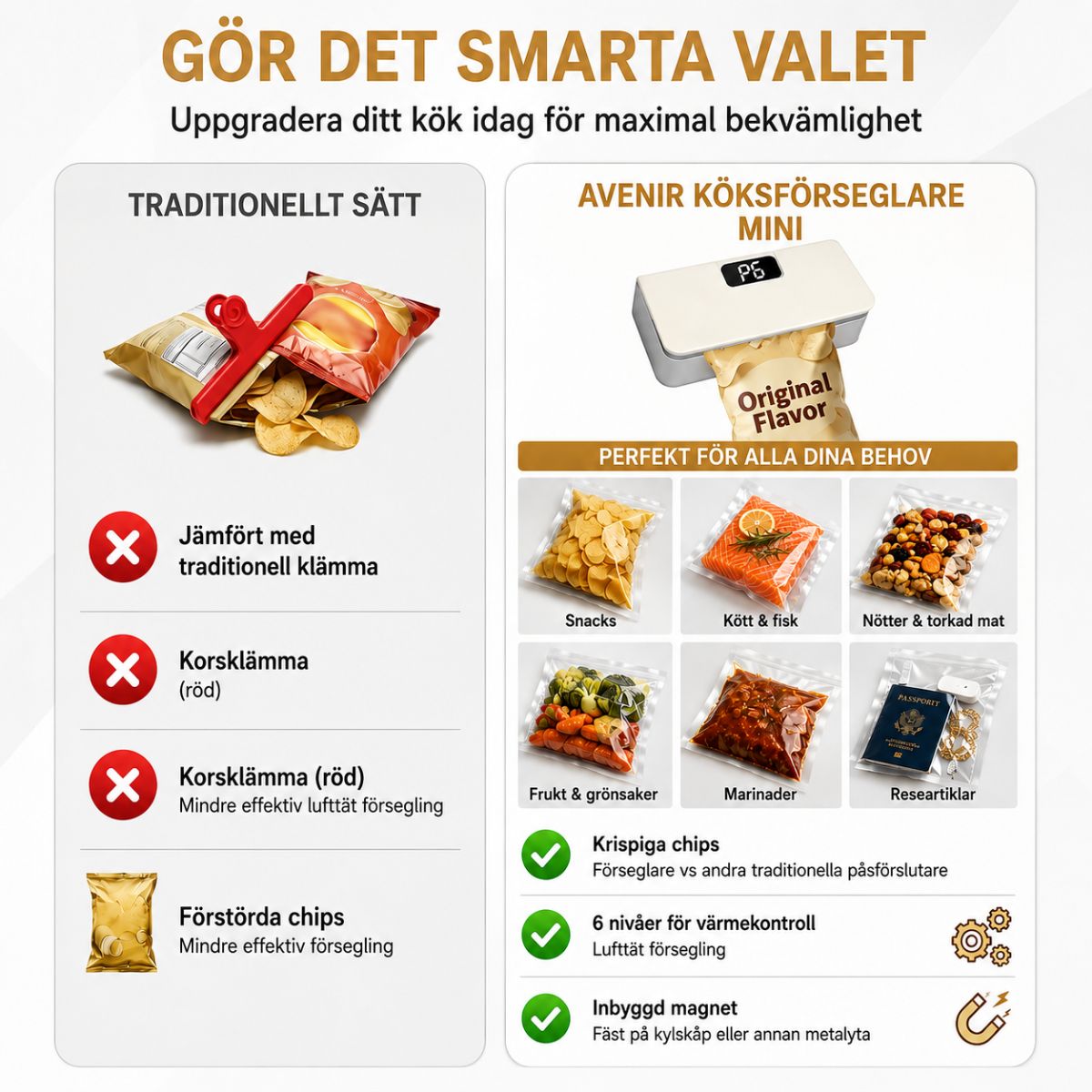 Freshify Matförseglare